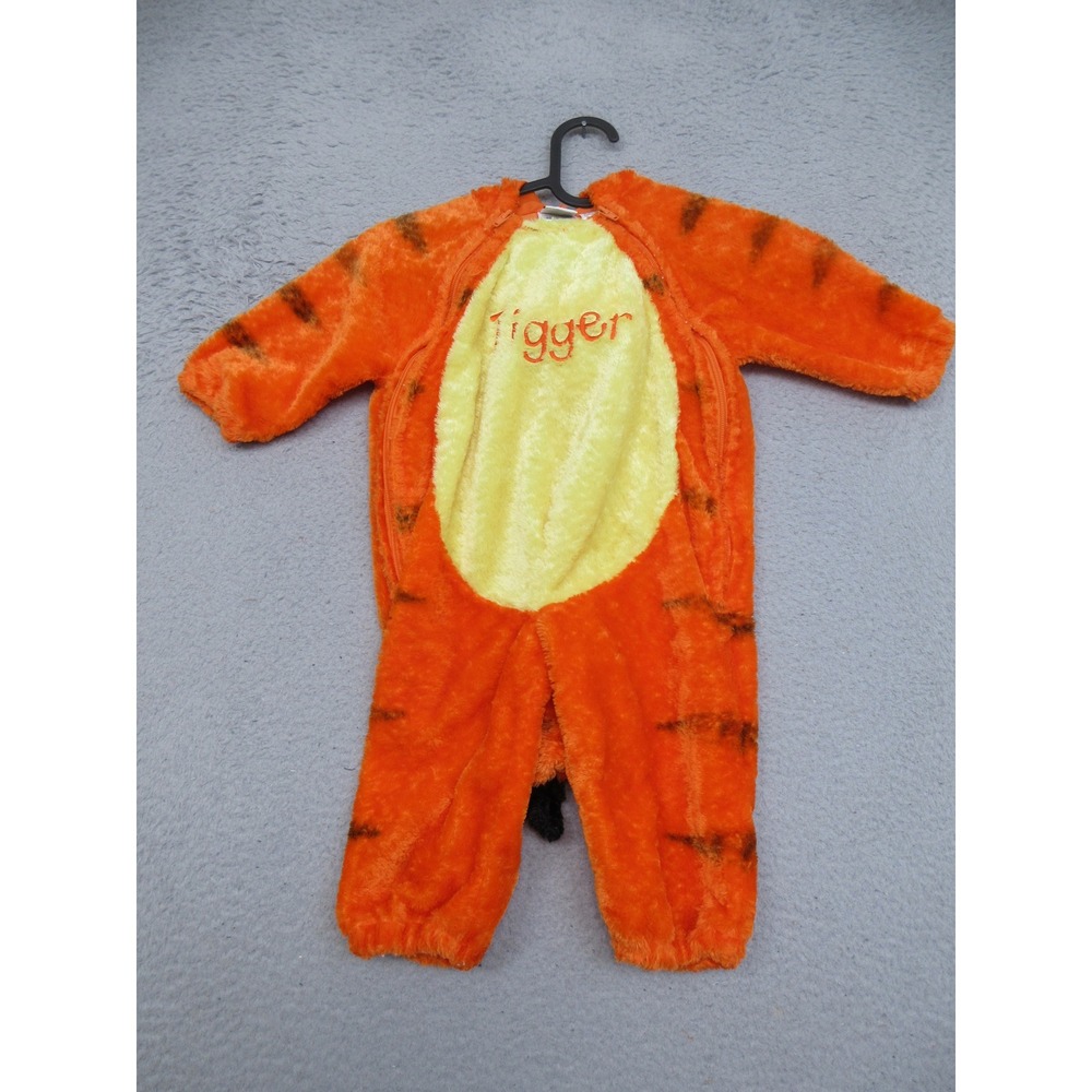 Disney Store Tigger Halloween Costume Kids 12M Orange Plush Cosplay Dress Up